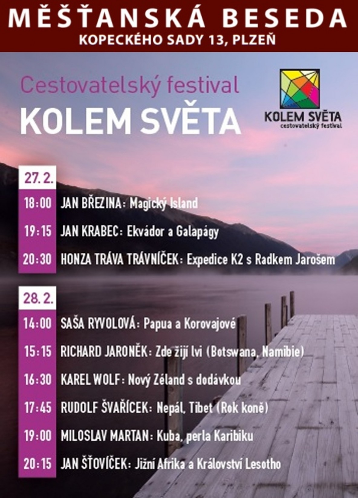 PLZEN Kolem světa letacek