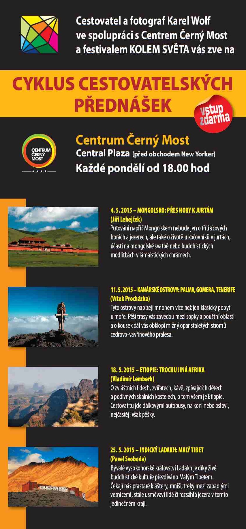 CENTRUM CERNY MOST KVETEN 2015
