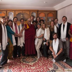 JIRI SAZEL - Audience dobrovonlíků u Dalajlámy