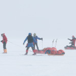 09 Při sněžení se komplikuje i orientace v terénu. Foto Martin Chvoj
